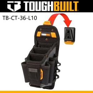 TOUGHBUILT TB-CT-36-L10 기술자 파우치, 기계공 특수 멀티 포켓 도구 가방, 빠른 내구성 행잉 백, 10 포켓 파우치