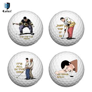 Caiton 재미있는 골프 공 - 4가지 독특한 디자인, 남성용 개그 선물 세트, 아빠, 할아버지, 생일, 크리스마스, 흰 코끼리에 적합