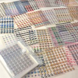 25Pcs 1750 스티커 미니 귀여운 이모티콘 큐브 투명 스티커 애완 동물 DIY Scrapbooking 장식 스티커 전화 데칼 저널링