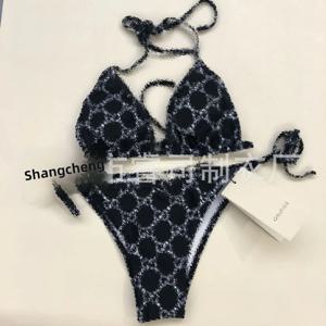 백리스 타이 디테일 원피스 비키니 시스터 스타일 수영복 (워크 타이드 브랜드, 중국 제조, 여성 수영복)