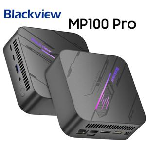 새로운 블랙뷰 미니 PC MP100 Pro 윈도우 11 Pro, 인텔 알더레이크 i3/i5/i9, 16GB DDR4, 512GB/1TB M.2 SSD 미니 데스크탑 PC, WiFi 6