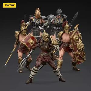 최고의 새로운 Joytoy Dark Source Dispute Roman Gladiator 5인 세트 1:18 Collectible Action Figures 장난감 군인 Acg 장식 선물