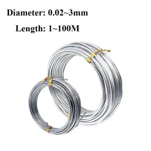 스테인레스 스틸 와이어 직경 0.02-3.0mm 304, 1m, 5m, 10m