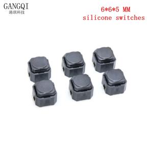 10PCS 6*6*5MM SMD 자동 푸시 버튼 스위치 마이크로 스위치 택트 스위치 6X6X5MM 실리콘 스위치 6*6*5mm 자동차 버튼