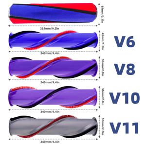 다이슨 V6 V8 V10 V11 진공 청소기 소프트 롤러 브러시 카펫 Brushroll 바 예비 부품 교체 액세서리와 호환 가능