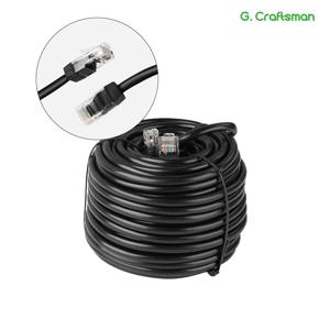 G.Craftsman IP 카메라용 네트워크 케이블, POE 시스템, CAT5, 18m, 30m, 50m, RJ45 이더넷 케이블 LAN
