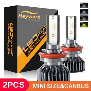 Heyword 26000lm 160W 1860 CSP 칩 3000k/4300k/6000k/8000k 자동차 LED 헤드라이트 h4 h7 h1 LED 헤드라이트 9005 H7 h11 led 조명