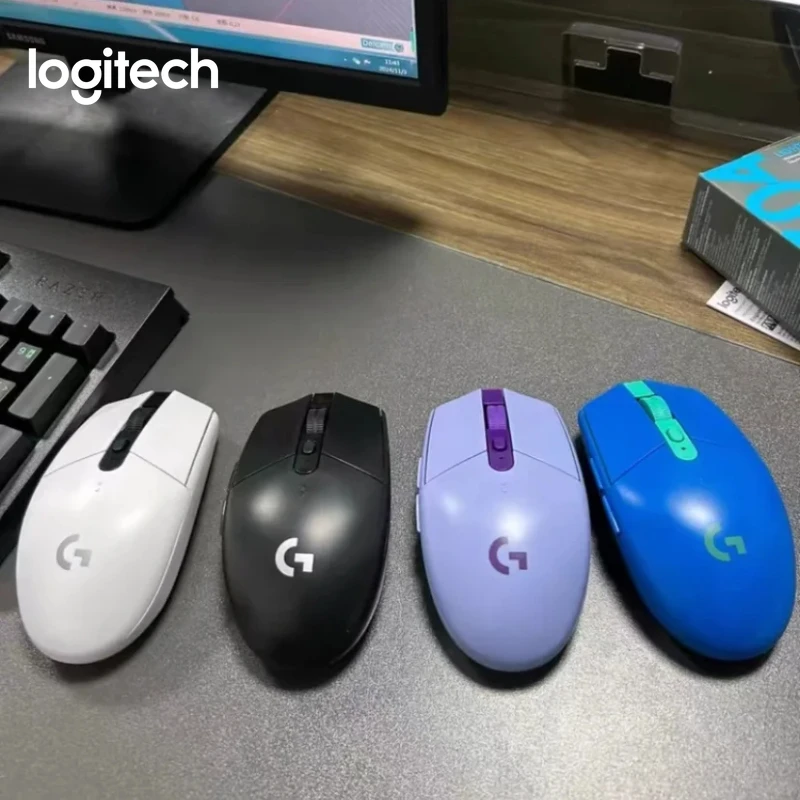 로지텍 G304 무선 마우스 게이밍 오피스 데스크탑 노트북