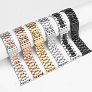 Apple Watch 용 금속 스트랩 Ultra 49mm 8 7 IWatch 6 5 4 SE 44mm 42mm 38 40mm 용 45mm 41mm 스테인레스 스틸 Smartwatch 손목 밴드