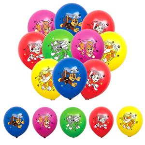10pcs 발 순찰 라텍스 풍선 파티 Dcorations 체이스 스카이 마샬 파티 풍선 어린이 생일 파티 용품 선물 완구