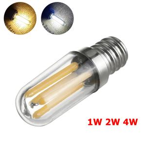 디밍이 가능한 E14 E12 1W 2W 4W LED 냉장고 필라멘트 조명 3000-6000K 냉/온백색 LED 필라멘트 램프 110V 220V 재봉틀용