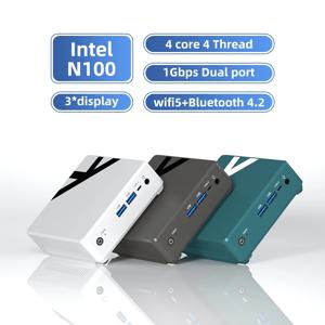 ZXIPC MiniPC Intel N100 듀얼 밴드 WiFi5 BT4.2 16GB 512GB HDMI DP 듀얼 LAN 데스크탑 게임용 컴퓨터 미니 PC 게이머 미니 PC