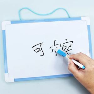 화이트 보드 쓰기 자기 지울 수있는 어린이 그림 낙서 사무실 노트 양면 건조 지우기 교수형 메시지 보드