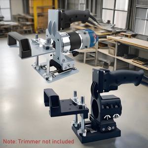 휴대용 미니 홈파기 기계 랙 2-in-1 목공 몰드 트리머 밀링 머신 커터 연결 위치 지정 홀더 스탠드