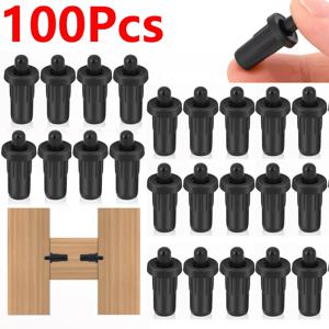 100Pcs 검은 플라스틱 셔터 수리 핀 유지 보수 볼트 셔터 도어 셔터 루버 창에 대 한 스프링 로드 교체 핀