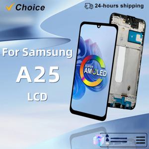 삼성 갤럭시 A25 LCD A256 SM-A256E SM-A256E/DS 디스플레이 터치 스크린 디지타이저 어셈블리 삼성 A25 LCD 용 선택 OLED