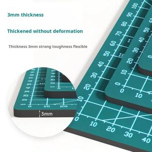 3mm 자가복원 A4 커팅 매트 양면 미끄럼 방지 CM 눈금, DIY 공예 및 모델 제작용 HD PVC 친환경 보드