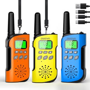 2/3/4개 워키토키 성인 및 어린이, 장거리/충전식/1000mAh/끈/손전등/SOS(AU/JP/BR/NZ/BY/TH/UA를 제외함)