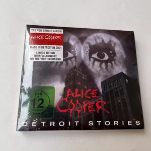 클래식 록 앨리스 쿠퍼 음악 CD 디트로이트 스토리 앨범 음악 레코드 + DVD 코스프레 워크맨 자동차 파티 음악 사운드 트랙 박스 선물