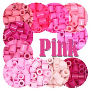 핑크 컬러 5mm 비즈 1000PCS 픽셀 아트 하마 비즈 어린이를위한 철 퓨즈 비즈 Diy 퍼즐 선물 ​​어린이 장난감