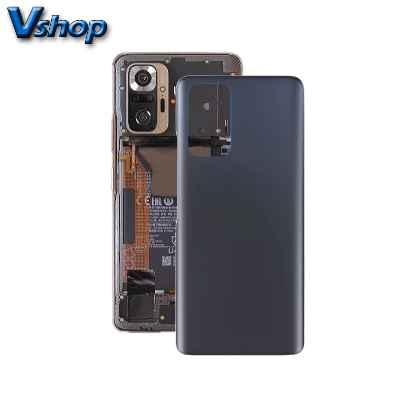Xiaomi Redmi Note 10 Pro Redmi Note 10 Pro Max Redmi Note 10 Pro 인도 유리 배터리 뒷면 커버 교체 부품