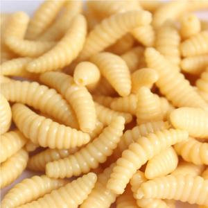 50pcs 루아 부드러운 미끼 가짜 빵벌레 지렁이 빨간 벌레 부드러운 벌레 가짜 벌레 낚시 미끼