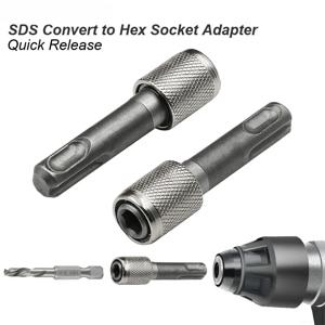 SDS Plus 1/4 육각 섕크 어댑터로 변환 육각 변환기 전동 해머 전원 스크루 드라이버 비트 홀더 소켓 임팩트 드라이버
