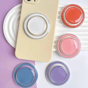 Grippopso 자기 접이식 휴대 전화 그립 홀더 소켓 지원 Tok for IPhone 16 15 14 13 링 핑거 확장 스탠드