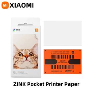 Xiaomi ZINK 포켓 프린터 용지 자체 접착 사진 인쇄 50/100/150/200 매 Xiaomi 3 인치 미니 프린터 용지