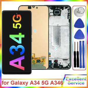 삼성 갤럭시 A34 5G A346E A346B A346M LCD 디스플레이 터치 스크린 디지타이저 교체 용 A34 5G LCD 삼성 A34 5G LCD 용