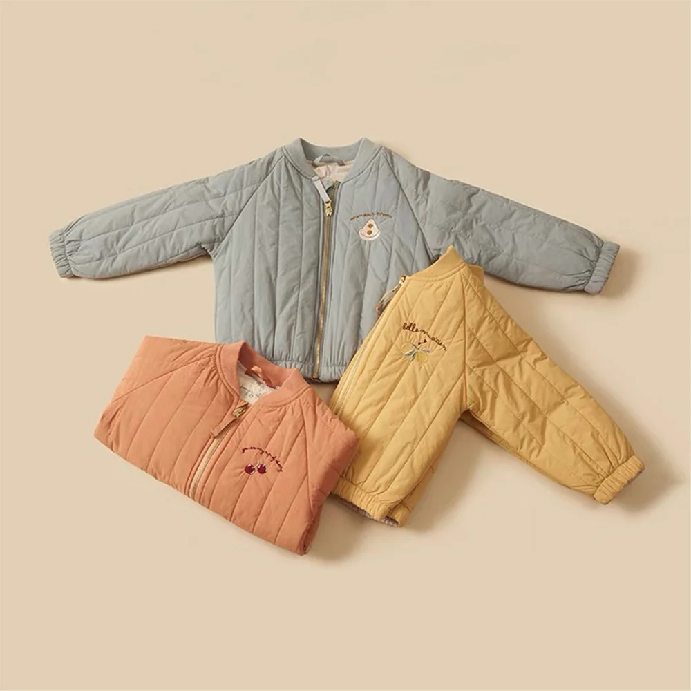 1-6Y 어린이 의류 가을 두꺼운 면화 소녀 자켓 아기 어린이 따뜻한 코트 유아 어린이 Outwear 아동 의류 겨울