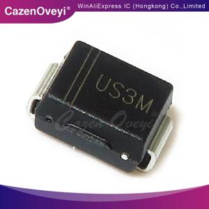 10피스 US3MB SMC 실크스크린 US3M 1000V/3A SMD 초고속 복구 다이오드