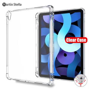 Ipad Pro 11 12.9 10.5 9.7 9세대용 투명 케이스(연필 홀더 커버 포함) Ipad Mini 6 Air 5 4 3 2 1 10th 8 7 5 Tpu 케이스