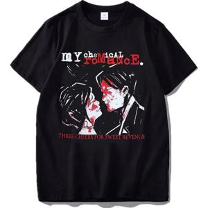 내 화학 로맨스 T 셔츠 여성 패션 T-셔츠 멋진 힙합 남성 Tshirt 캐주얼 여름 빈티지 애니메이션 남여 탑 티