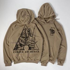 American Street Tide 맞춤형 패턴 인쇄 스포츠 까마귀 남성 여성 솔리드 컬러 풀오버 까마귀 봄 루즈 커플 탑