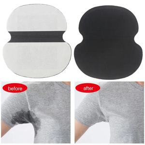 20Pcs 블랙 일회용 겨드랑이 셔츠 땀 패드에서 발한 억제제 보호 탈취제 겨드랑이 흡수 패드 새로운 색상