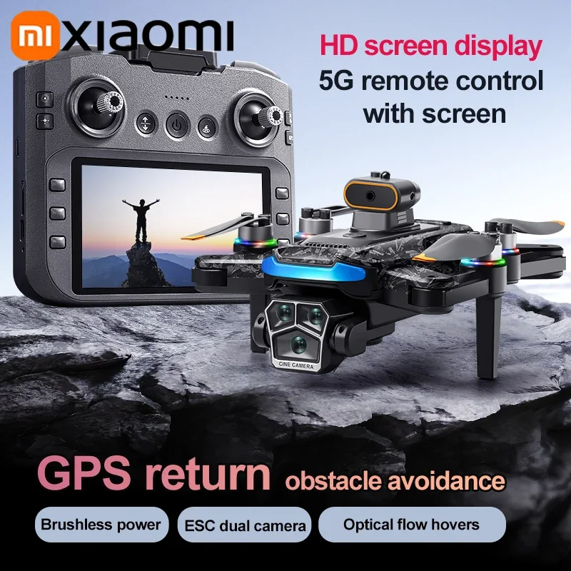 Xiaomi A14 Pro max GPS 브러시리스 8K 트리플 카메라 HD 광학 흐름 지능형 장애물 회피 Foldable Quadcopter RC Drone