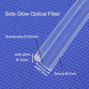   PMMA 광섬유 케이블 직경 3.0mm 스커트 측면 발광 5M/10M/20M 자동차 인테리어 분위기 조명용 내장형 도광 케이블
