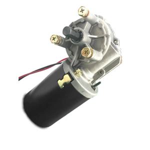 웜 기어박스 모터, 차고 도어 롤링 게이트, 높은 토크 감소 모터, DC12V, 24V, 60W, 90-360rpm