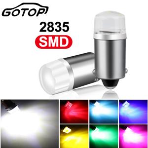 2pcs BA9S T4W Led 전구 T2W T3W H5W 자동차 전구 2 LED 2835 SMD 12913 12910 12929 LED 표시기 전구 번호판 전구 DC 12V