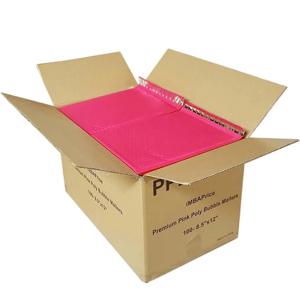 핑크 버블 50 Pcs 봉투 배송 가방 패딩 봉투 포장 인감 메일 링 선물 패딩 보라색과 핑크 블랙