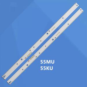 삼성 UE55KU6670 UN55MU7000 UE55MU6400 UE55KU6500 UE55KU6450 UE55KU6649 UA55LS003 용 LED 백라이트 스트립, 신제품, 2 개