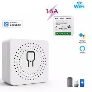 16A/20A WiFi 스마트 스위치 DIY 홈 자동화 모듈 차단기 릴레이 양방향 제어 APP 음성 원격 Alexa Google 홈 Yandex Alice