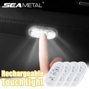 자동차 USB 충전식 Led 빛에 대 한 SEAMETAL 미니 터치 빛 자기 독서 램프 자동차 바닥 트렁크 후드에 대 한 부드러운 조명