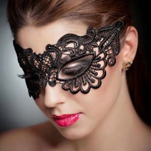 블랙 퀸 레이스 마스크 자수 아플리케 파티 카니발 마스크, 여성 액세서리, 웨딩 마스크, 할로윈 가장 무도회 마스크