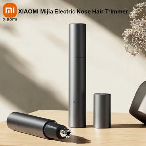 원래 XIAOMI Mijia 전기 코 헤어 트리머 휴대용 충전식 코 귀 머리 눈썹 남성 여성을위한 무통 트리머