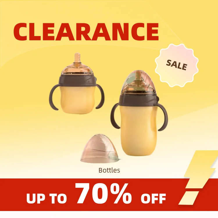 Clearance_0-36개월 손잡이가 있는 베이비 나노 실리콘 물병/150ml/240ml/아기 소년 및 소녀_계속 업데이트