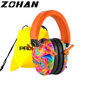 ZOHAN 어린이 귀마개 조정 가능한 청력 보호 귀 덮개 자폐증 귀 댐퍼 어린이를위한 소음 감소 귀 수비수 가방
