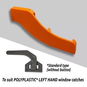10pcs 창 보안 잠금 캐치 보호 키트 PolyPlastic Caravan Motorhome RV 자동차 액세서리에 대 한 왼쪽 오른손