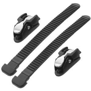 2pcs 블랙 T 바 스트랩 스파이더 버클 롤러 스케이트 조정 가능한 PVC 교체 스케이트 스트랩 스케이트 신발 휴대용